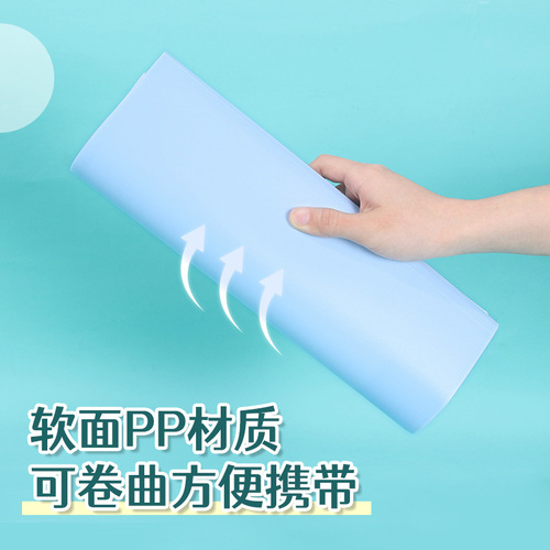 A3 Exam Paper Storage Bag Transparent File Folder 20/30/40 Exam Paper Folder Storage Book Data Archive Student File Bag 