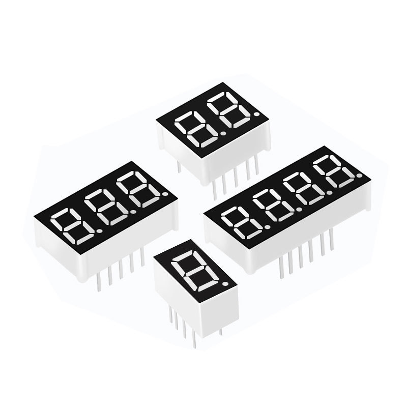 数码管 0.36英寸 1/2/3/4位 共阴/共阳 红色高亮 数字显示管 时钟