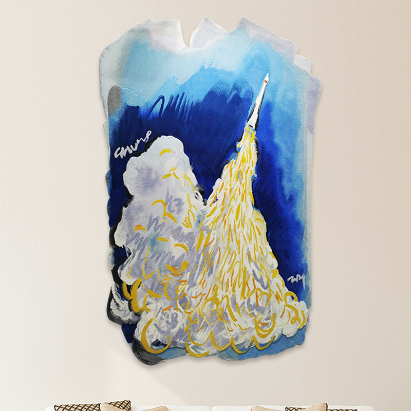 Abstract hanging painting bedroom hanging cloth wall cloth decorative painting porch corridor wall large handmade art tapestry manufacturers