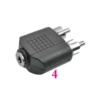 4】3.5 female to RCA male