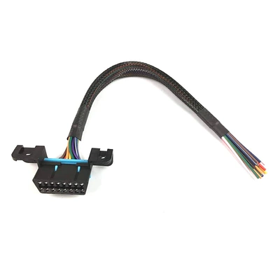 16Pin J1962F Obd2 Female to Open Cable Car Obd2 16-Core Female Cable (Avtomobil diaqnostika alətləri)