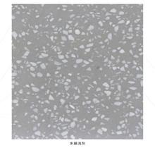 缤森无机水磨石水晶浅灰高端酒店项目商业广场，写字楼大厅人造石
