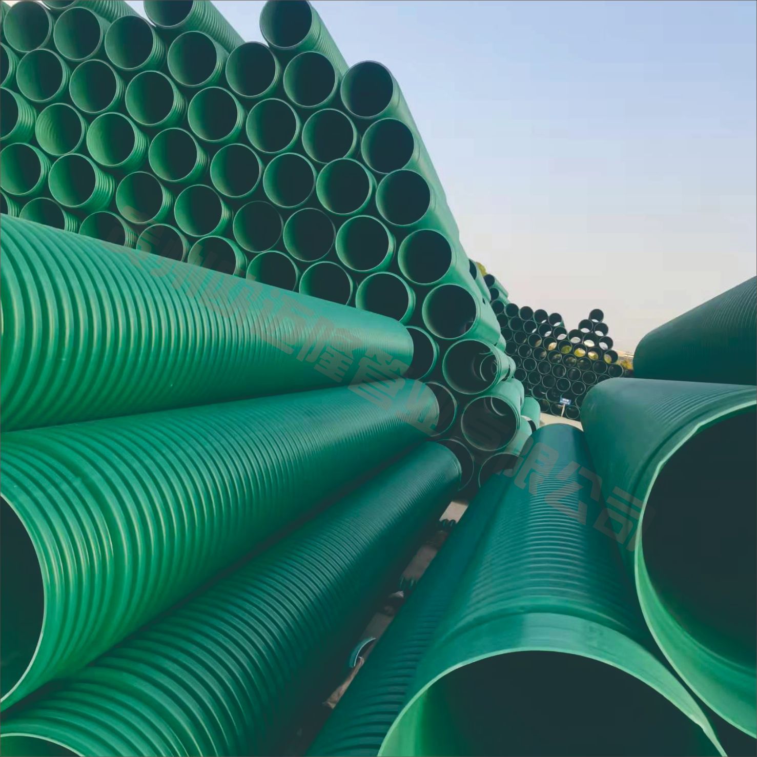 MUHDPE纳米合金波纹管高韧性 高抗压高环刚度波纹合金管1000 12.5