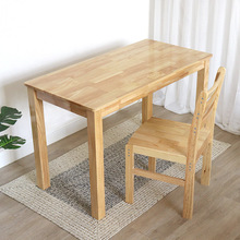批发酒店餐饮餐桌简约长方形饭桌家用木方桌椅组合北欧全实木餐桌
