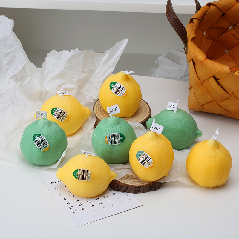 Realistisk citronlys til aromaterapi og boligindretning_voghion.com