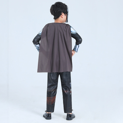 Galaxy Bounty Hunter The Mandalorian Kids Cosplay Costume Halloween Holiday Party Performance Dress Up