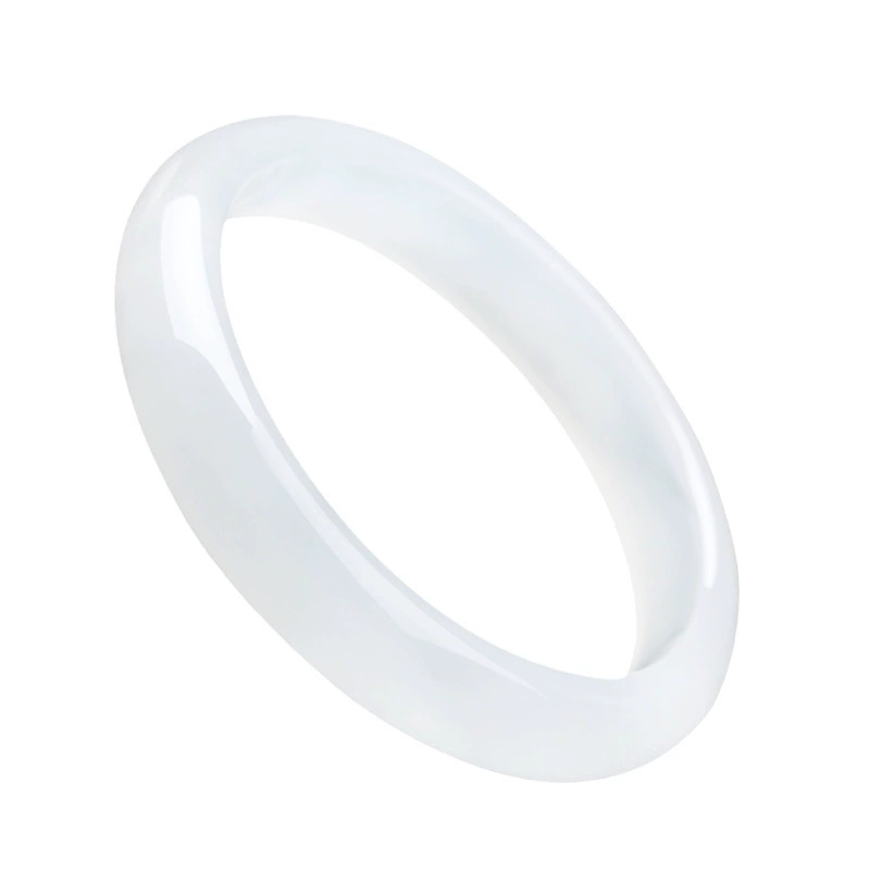 Органический агат женский браслет белый нефрит, лёд имитация