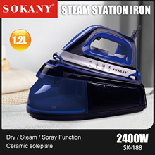 跨境SOKANY188大水箱熨斗蒸汽熨斗便携式Steam Iron