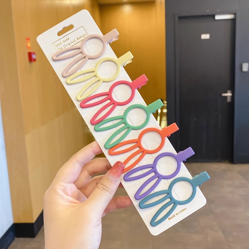 Horquilla de perlas, estilo ins, tocado coreano simple de nicho, clip de una palabra, clip lateral de flequillo simple, tocado