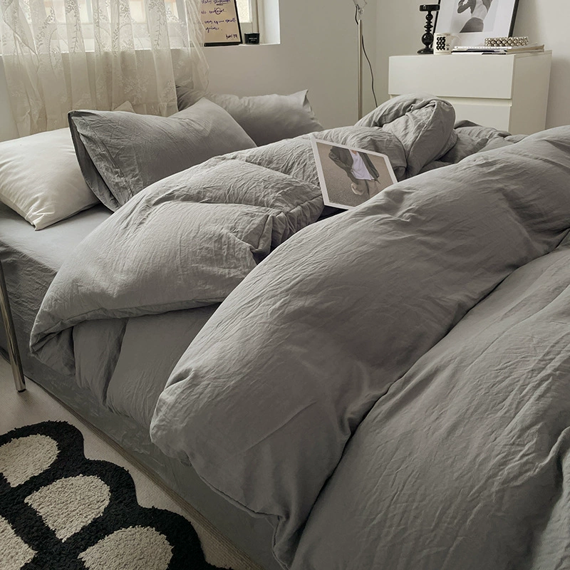 Постельный комплект — Spring bed linen, 3‑ или 4‑компонентный, ткань с мягкой кожей, различные размеры