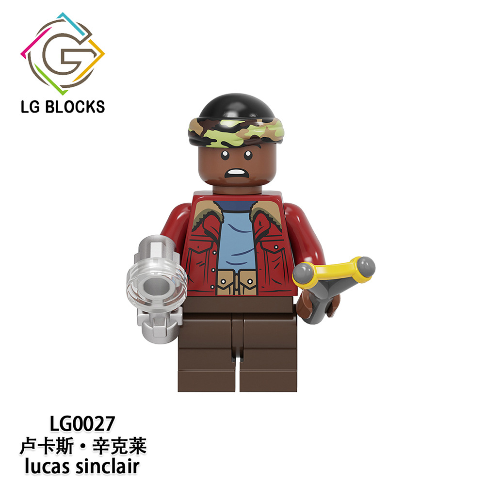外国貿易品 知育組み立て玩具 LG1004 テレビシリーズ「ストレンジャー・シングス」魔神イレブン ブロックフィギュア