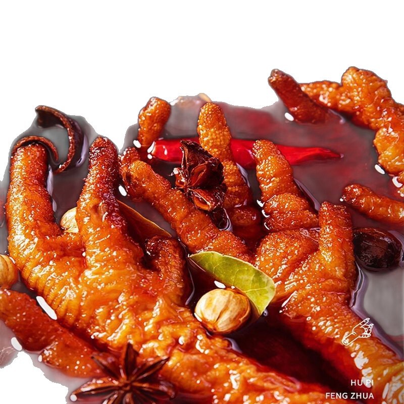 网红爆款虎皮鸡爪小零食散装发批卤味熟食休闲解馋鸡肉零食品批发|undefined