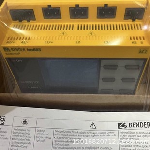 Bender Insulation Fault Locator Iso685-D-Cn in Stock, Sf Express Free Shipping, Actual Product Price Negotiable