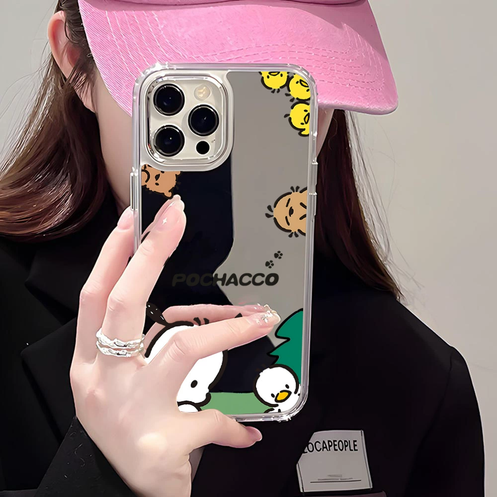 Apple, iPhone 17, защитный чехол, милый чехол для телефона, зеркальный эффект, iphone