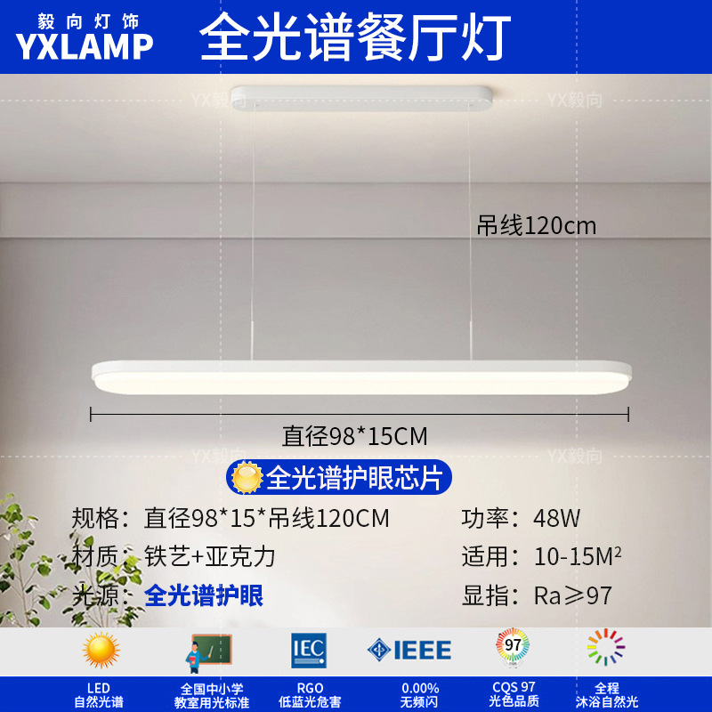 Luz de techo moderna y simple atmósfera 2025 nueva casa creativa Zhongshan paquete de lámparas de sala de estar lámpara principal