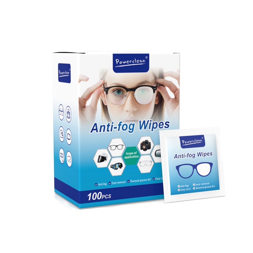 Gafas anti-niebla toallitas lente de limpieza de la lente de papel de niebla especial desechable ojo paño de limpieza limpie teléfono móvil tejido artefacto