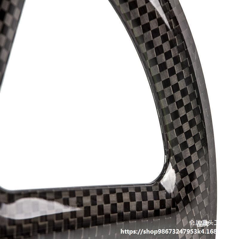 Carbon Fiber Open Five-Blade Wheelset for Fixed Gear and Road Bikes, Five-Blade Wheelset with Shock Absorption