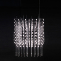 Light Cube Hotel Villa Large Lobby Firefly Chandelier Restaurant Showroom Creative Lighting Personal Art Lamp