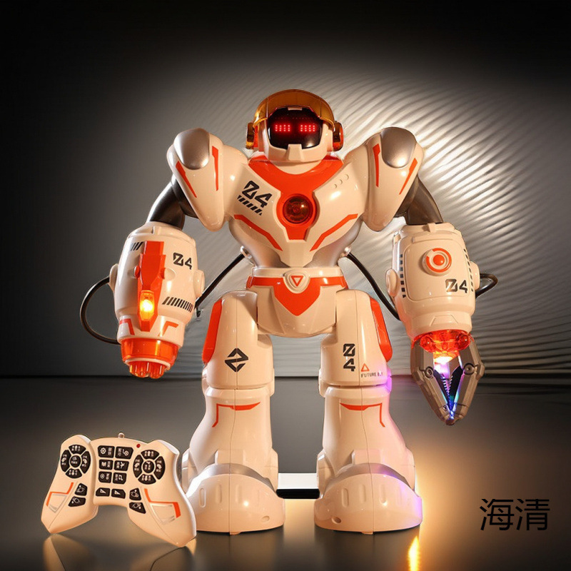 Children's Remote Control Robot Toy Deformation Electric Rechargeable New Intelligent Early Education to Year Old Boy Small