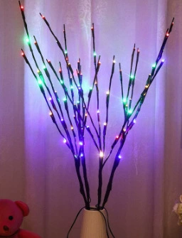 LED decorative branch night lights, battery case, 6 W, multi‑color options