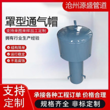 罩型通气帽DN200碳钢不锈钢消防水池通风弯管型通气管 罩型通气管