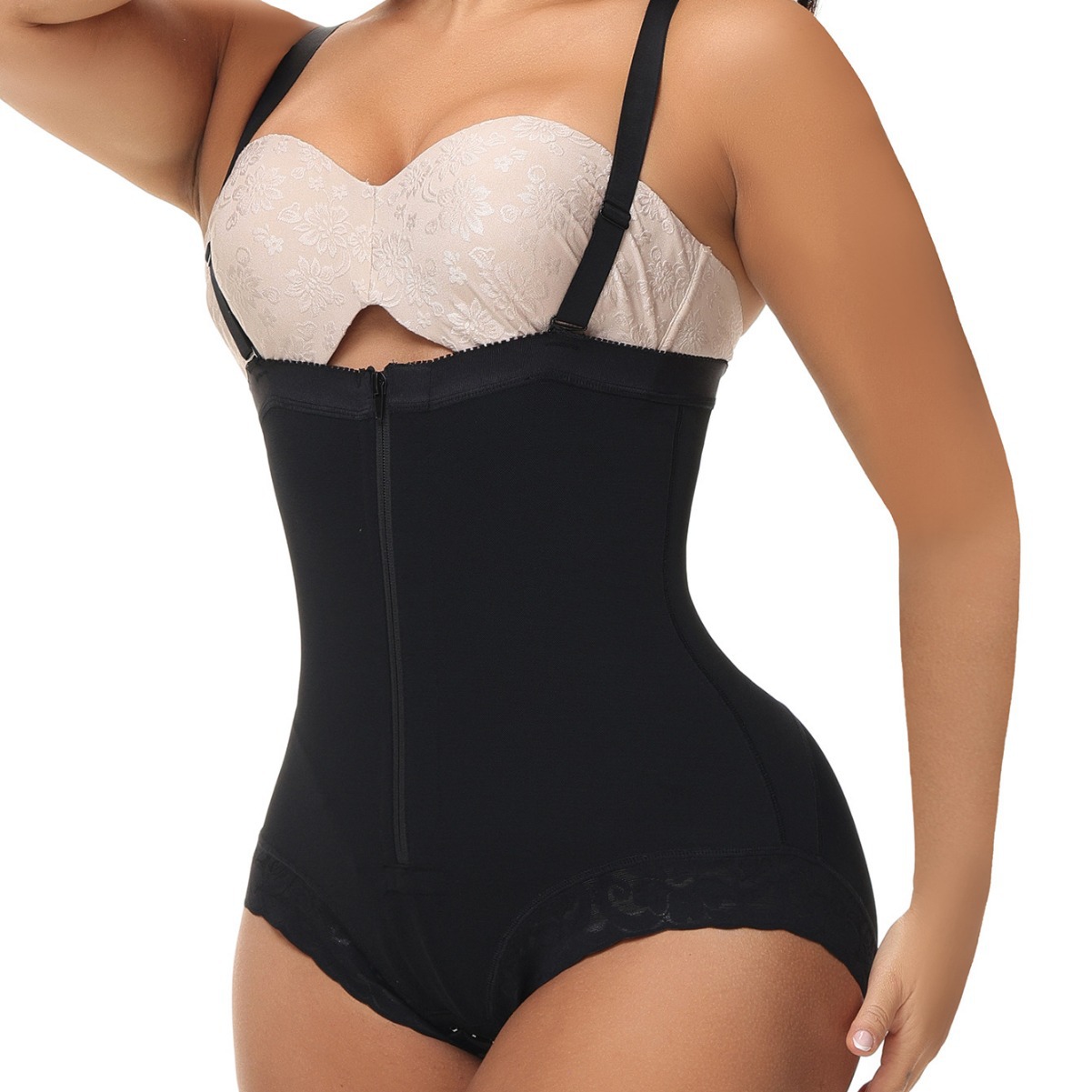 Nueva cremallera interior pecho cintura alta Sling vientre contratación cuerpo que forma grasa mujer más tamaño ropa interior cuerpo conformación corsé de fábrica