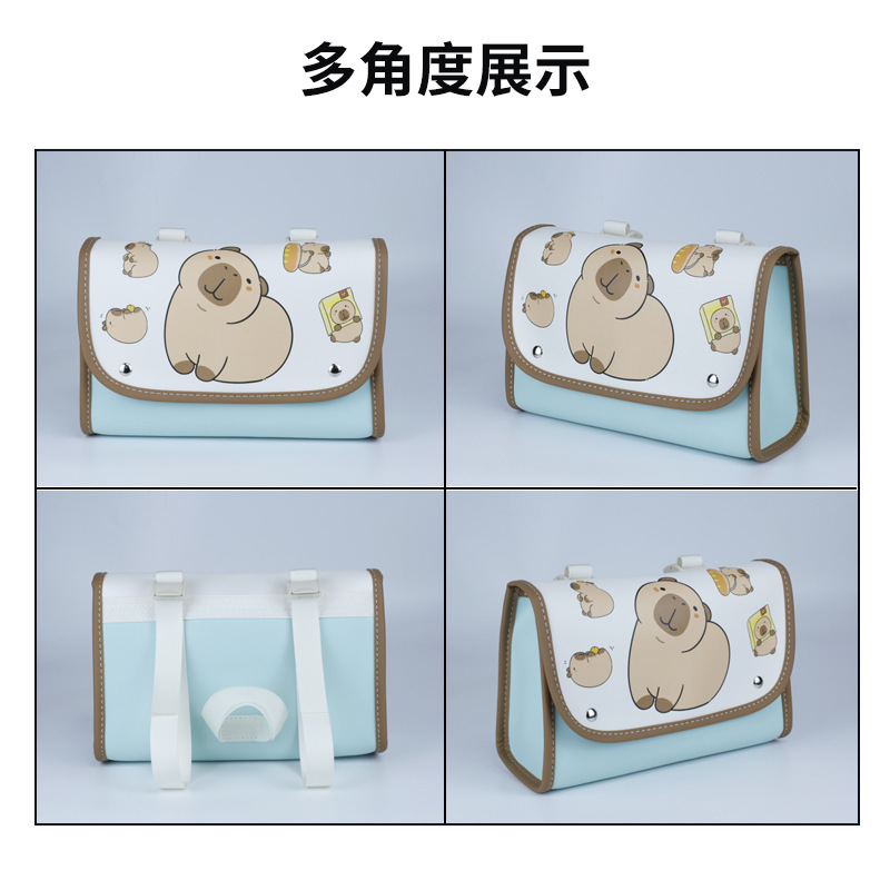 Cross-Border Hot-Selling Electric Vehicle Front Waterproof Bag Motorcycle Bicycle Universal Large-Capacity Storage Bag