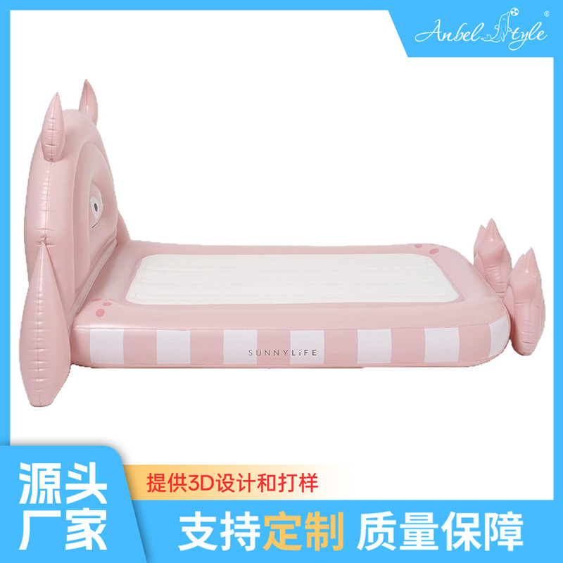 Fabricantes transfronterizos nuevos productos inflables PVC engrosado al aire libre interior universal portátil desmontable cama móvil portátil para niños