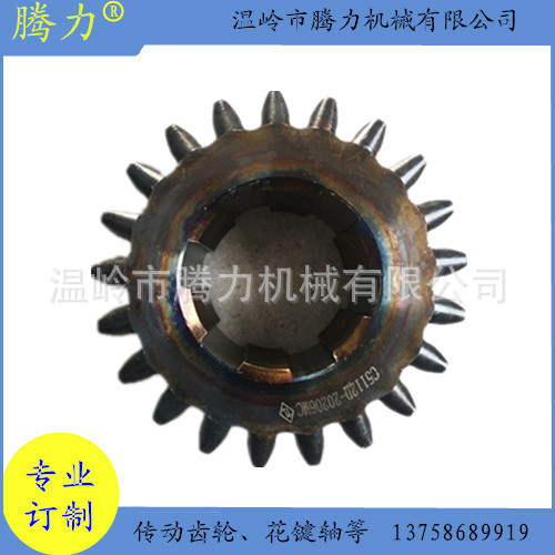 数控机械齿轮C5112D-20206,传动齿轮,尾主轴,螺旋伞齿,传动轴等