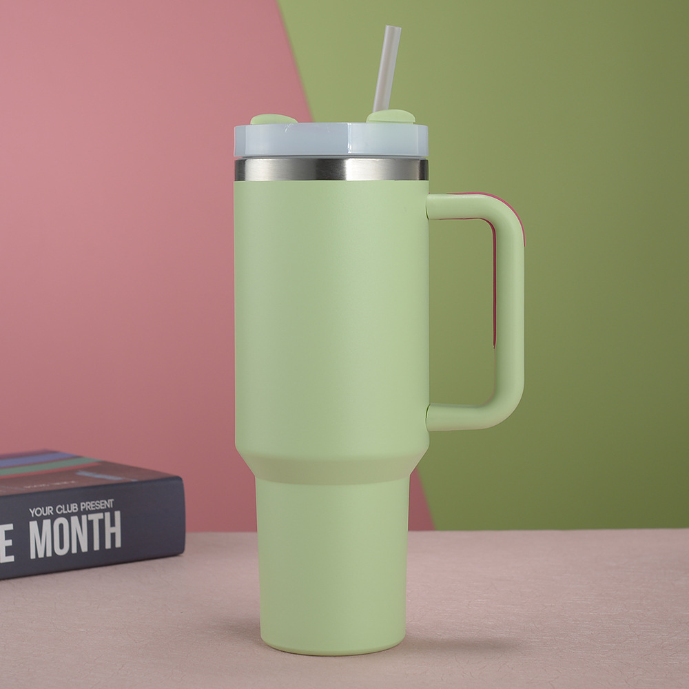 Vaso de aislamiento de acero inoxidable transfronterizo de Amazon Stanley con mango de segunda generación taza de automóvil taza de gran capacidad al por mayor