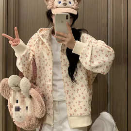 薄款拉链连帽卫衣女装韩版长袖春秋开衫宽松学生外套