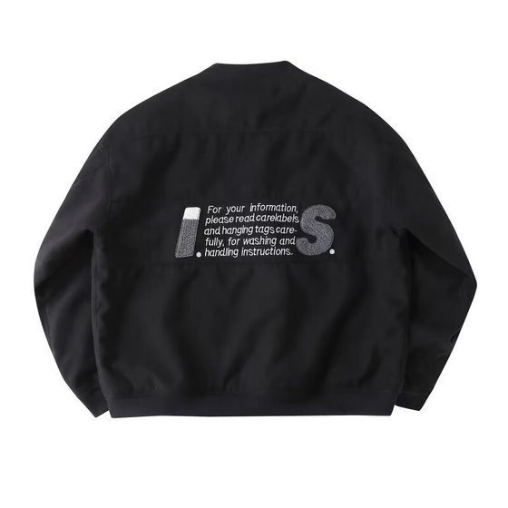 IS American-style High Street Vibe Functional Jacket Men's and Women's Hip-hop Towel Embroidered Baseball Suit Spring and Autumn Loose Couple Jacket