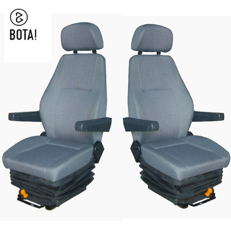 Ingeniería de suspensión de aire asiento del vehículo ajustable doble apoyabrazos asiento Puerto nave airbag amortiguación asiento