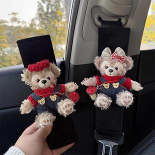 Original Couple Model Duffy Shirley Rose Car Decoration Car Seat Belt Shoulder Cover Anti-Stranglehold Safety Belt Universal