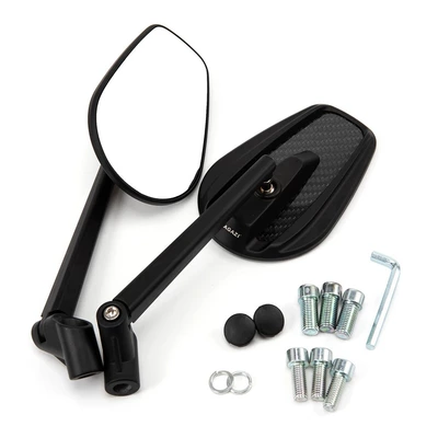 rearview mirror carbon fiber mirror | Motorcycle rearview mirror