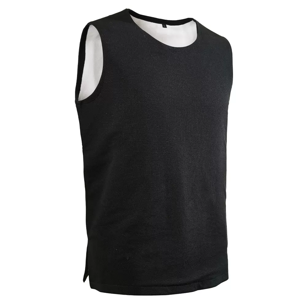 厂家现货黑色防刺背心柔性凉感耐磨防割防砍易清洗T恤防护服批发