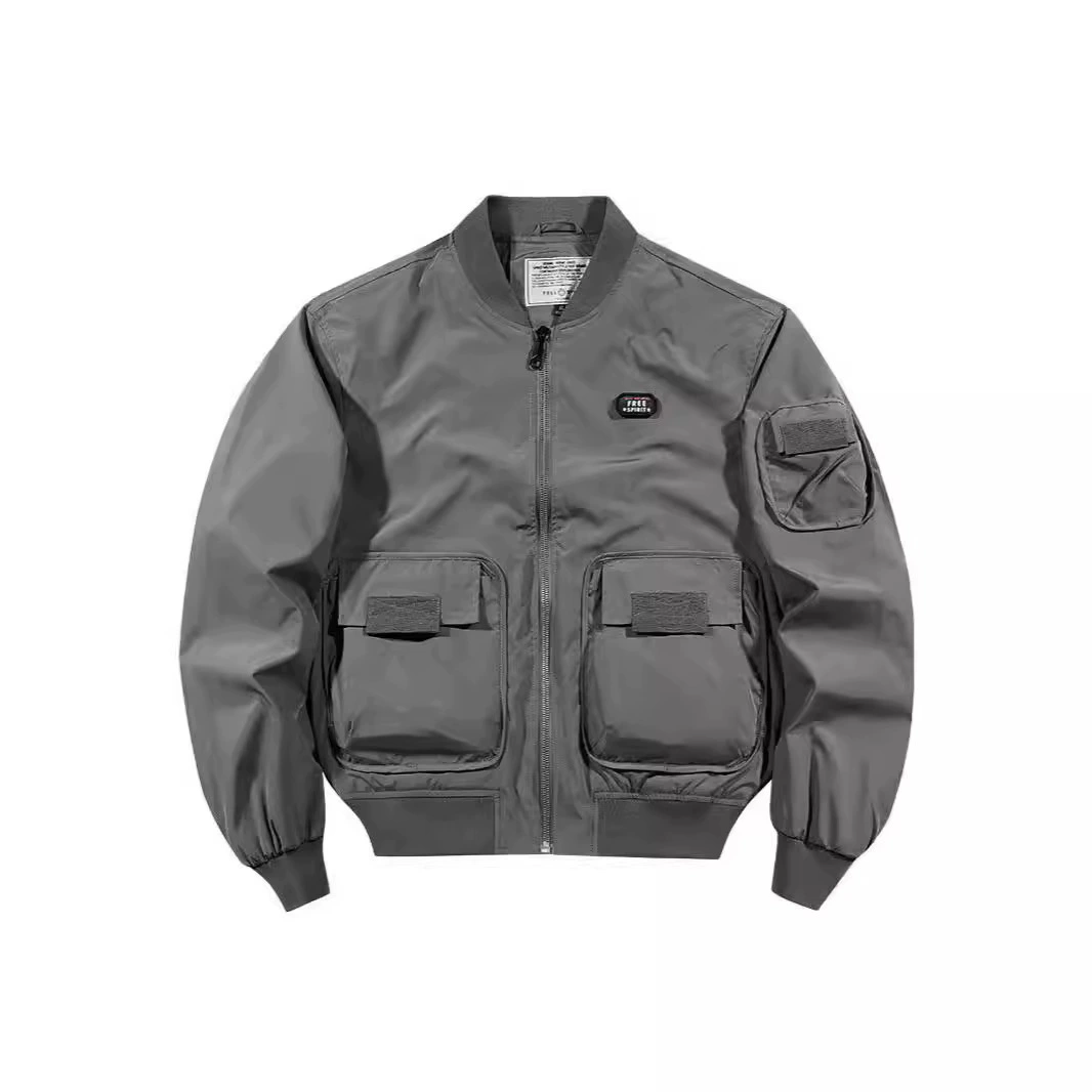 Весенние и осенние новые куртки мужские на открытом воздухе досуг армейский костюм бейсбольный воротник куртка MA1 летающая куртка 8618