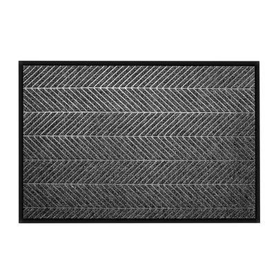 Avtomobil döşəmə paspasları: Hotel Entry-Level Dust Removal Water-Absorbent - black-gray-thickened-60cm-90cm-including-edge-loss