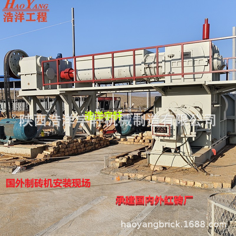 大型红砖整条生产线 回转窑 红土煅烧设备专业生产JKY60制砖机