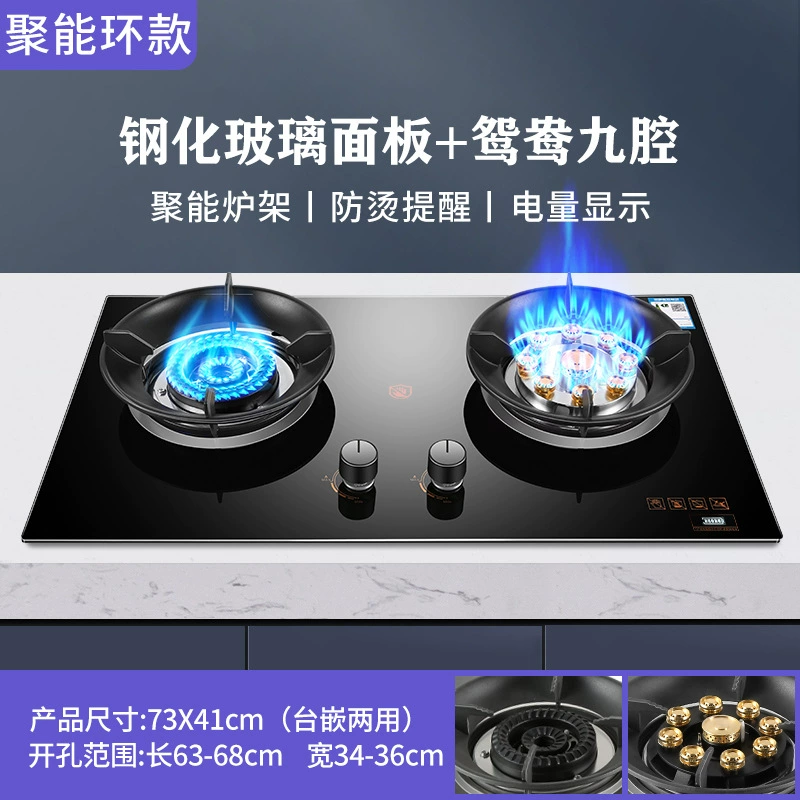 Плита HP Mrs. Gas Stove двойная плита для дома, тип линии, газовая плита с естественным газом, встроенная, яркое пламя