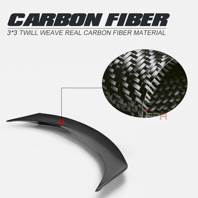 Fiber Full Set of Large — Big Surrounded - set-carbon-fiber-rear-wing