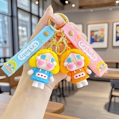国境を越えた新しい涙人形漫画キーホルダーかわいいランドセルペンダント人形マシンギフト人形