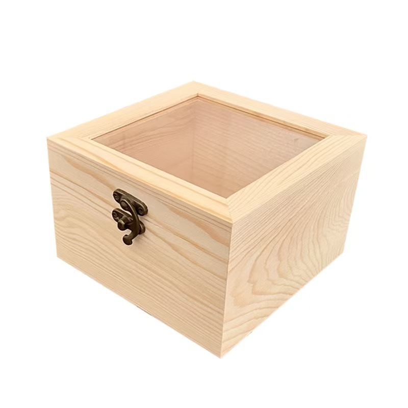 Caja de dulces de boda de madera maciza para damas de honor para cumpleaños Caja de regalo hecha a mano de alta gama para cumpleaños