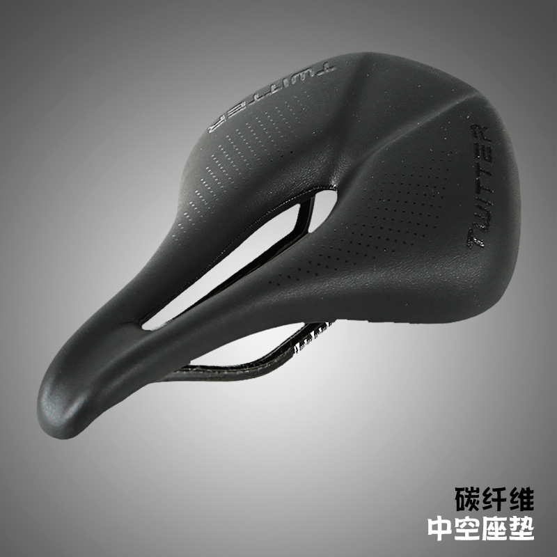 Factory supply carbon fiber bicycle seat cushion hollow thick breathable Saddle Mountain Road folding bike General