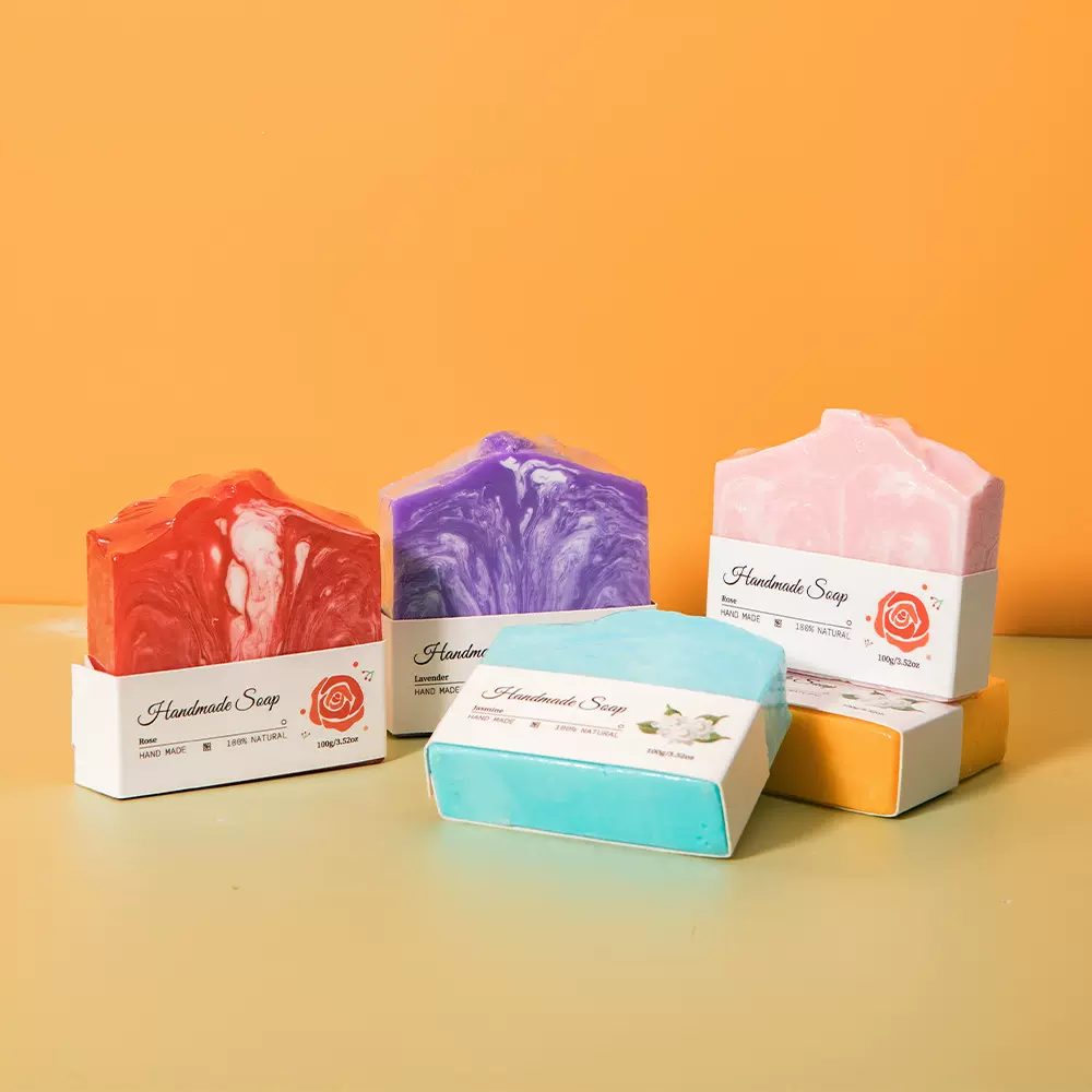 跨境手工皂仿冷皂云雾皂清洁肥皂洁面皂伴手礼皂沐浴家用精油香皂