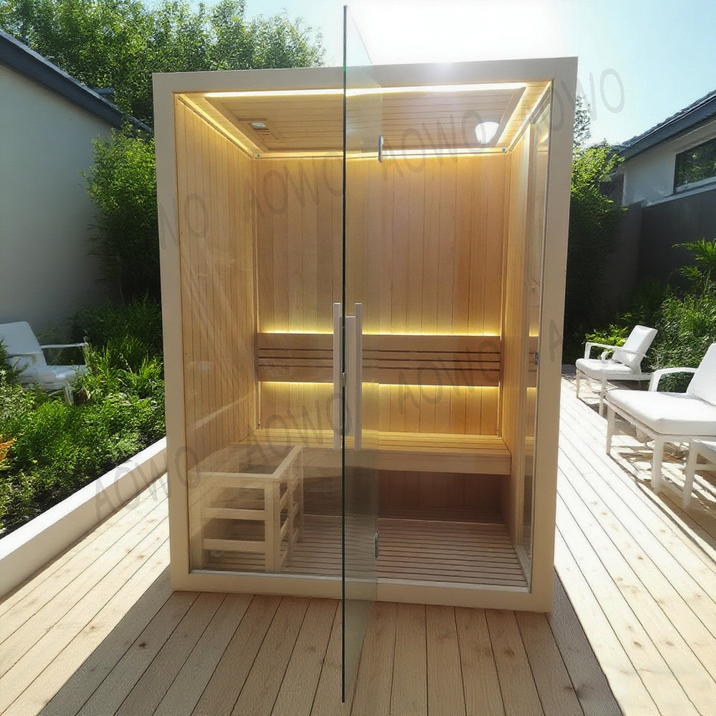 Salón de belleza salón de salud doméstico sala de vapor de sudor sauna horno de evaporación seca de sudor roca volcánica sala de vapor húmedo sala de calefacción sala de club sauna