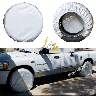 Cross-border waterproof car tire cover RV tire anti-aging protection cover tire sun protection 4-piece tire cover
