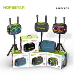 パーティーボックスハイパワー屋外手持ちストラップRGBスタンド付き立体効果音ダブルマイクbluetoothスピーカー