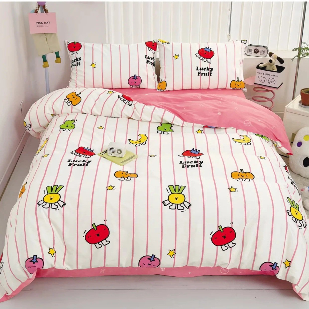 2.35米宽幅纯棉布料卡通棉布料床品面料全棉儿童被套床单布料批发