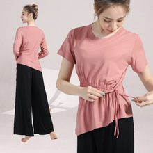 31-12新款舞蹈服女上衣现代舞形体练功服莫代尔-宽松胖mm跳舞衣服